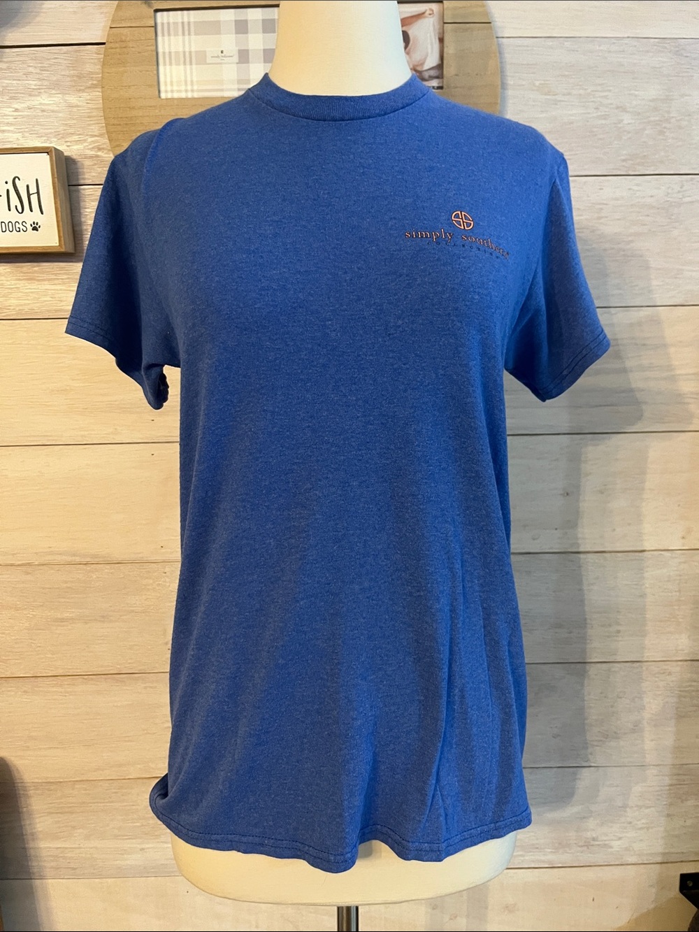 Simply Southern Blue Grandchildren Short-Sleeve Crew Tee S